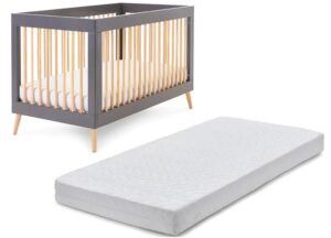 Royale Linens Cot Bed Mattress Extra Thick Nursery Foam - Hypoallergenic Easy Clean Eco-Friendly