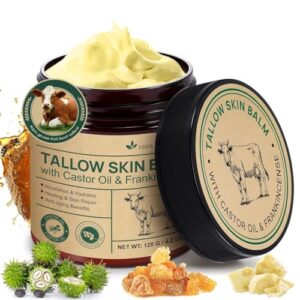 Tallow Castor Oil Frankincense Oil Handmade Skin Balm