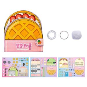 Aceirropy Cartoon Crafting Toy Interactive Busy Book