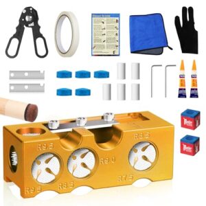 11-in-1 Aluminum Alloy Pool Cue Tip Shaper