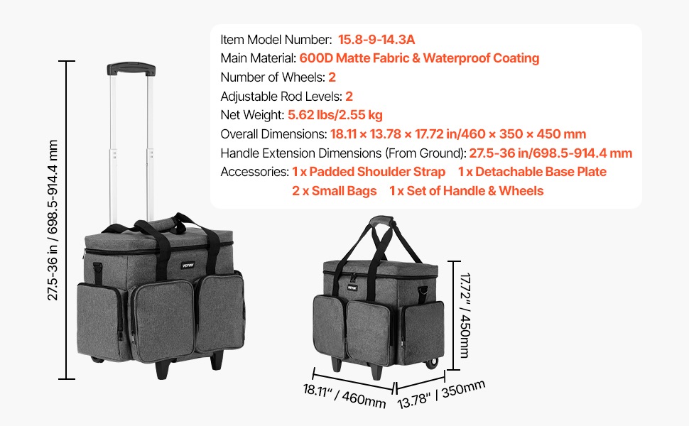 rolling office bag