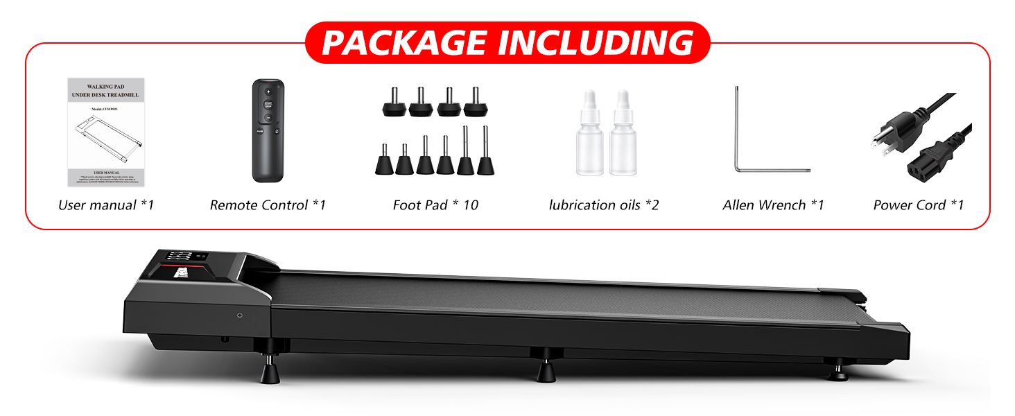walking pad with incline