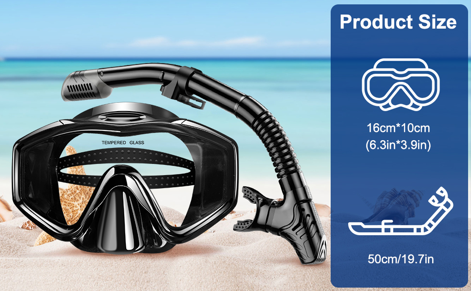 snorkel set adults full face snorkel mask snorkel snorkeling diving Goggles Swimming