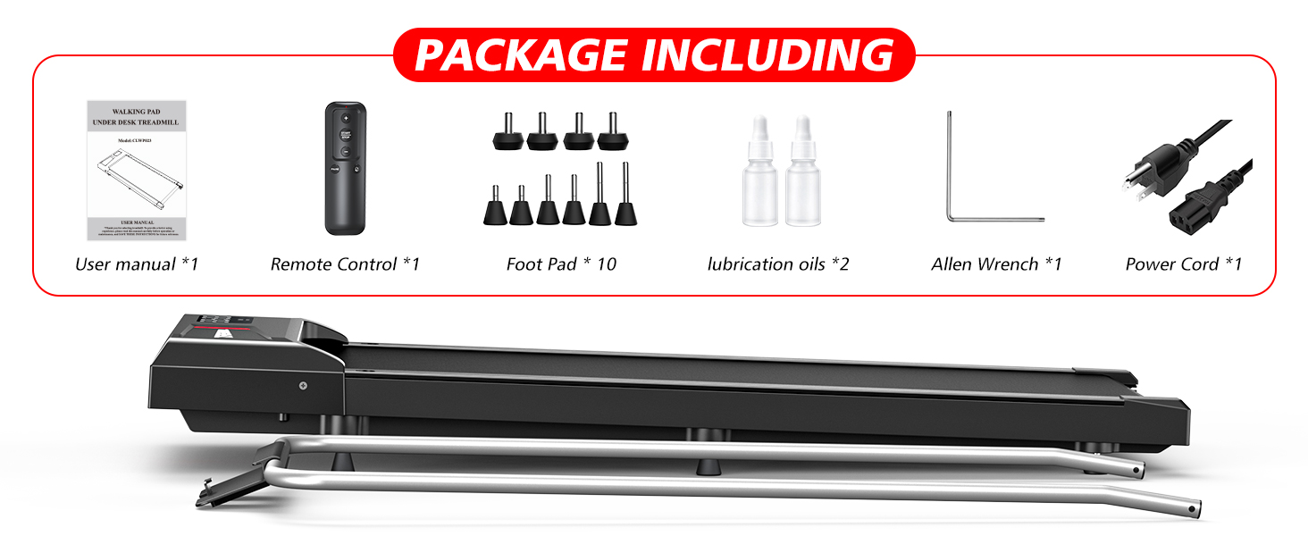 walking pad with incline