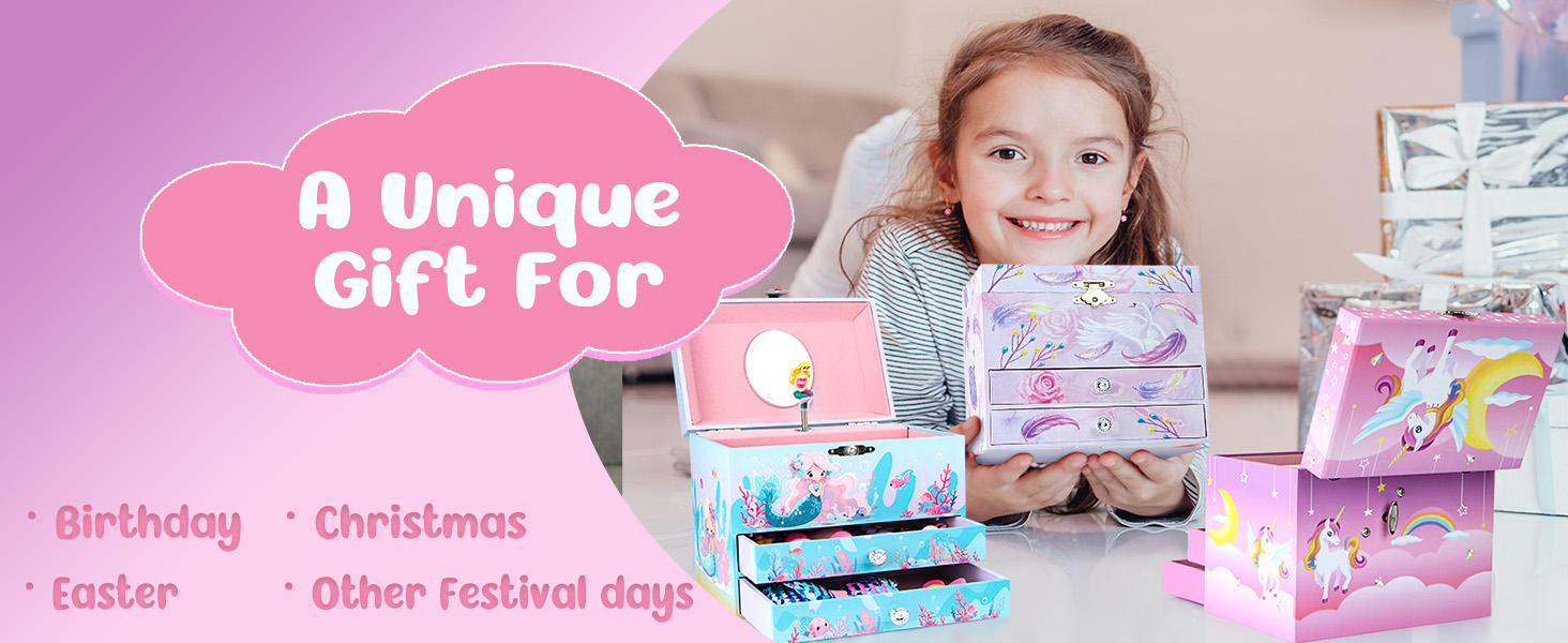 unicorn jewellery box