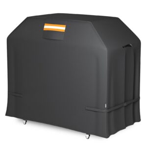 EVRBUL Outdoor BBQ Grill Cover Waterproof Gas Grill Cover Heavy Duty 420D UV Resistance Compatible with Weber Genesis Charbroil Outdoor Gas Grills 58''L x 24''W x 48''H