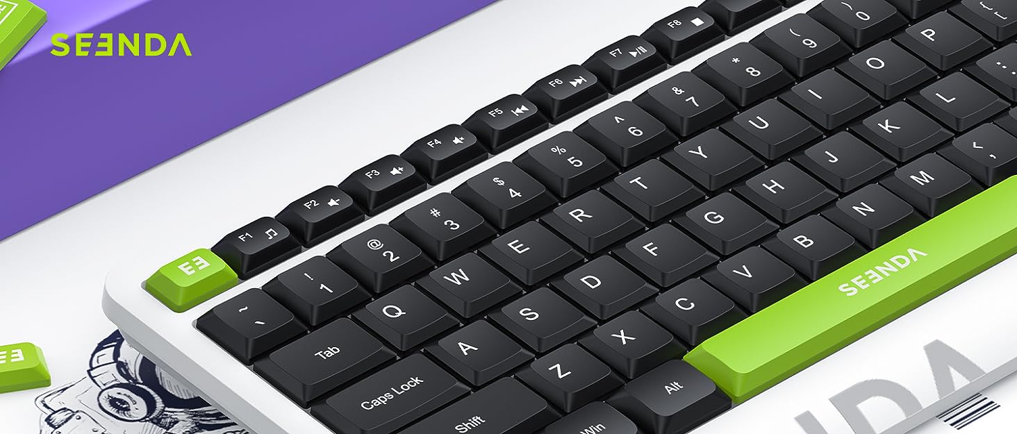 Computer keyboard and mouse