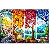 Bowetile DIY Diamond Painting Scenery, Hometown House Diamond Art Painting Kits for Adults, Full ...