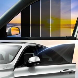 Vepagoo Car Window Tint Film (50% VLT) Black Universal Fit 3m x 50cm Roll | Automotive Protection Passenger Black Privacy Window Tint for Home Blocks UV Rays