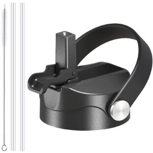 XACIOA Straw Lid Compatible with Hydro Flask Wide Mouth(12oz 18oz 22oz 24oz 32oz 40oz 64oz)