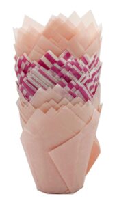 Scrumptious Pink Mix Muffin Tulip Cases