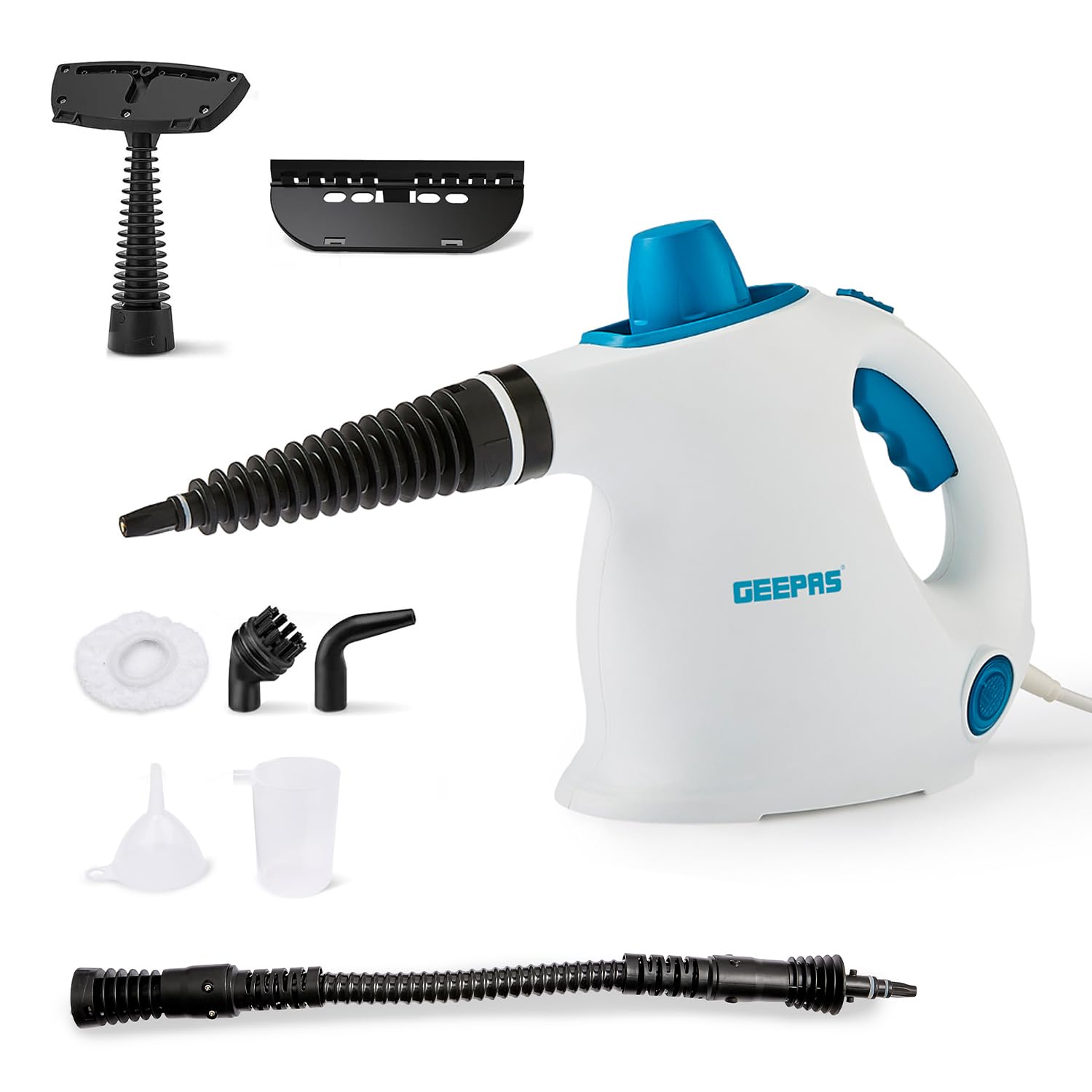 GEEPAS Handheld Steam Cleaner Multipurpose
