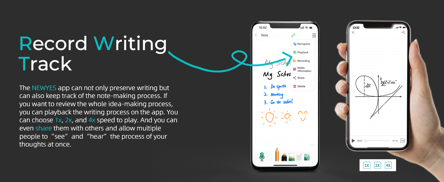 Record Writing Track