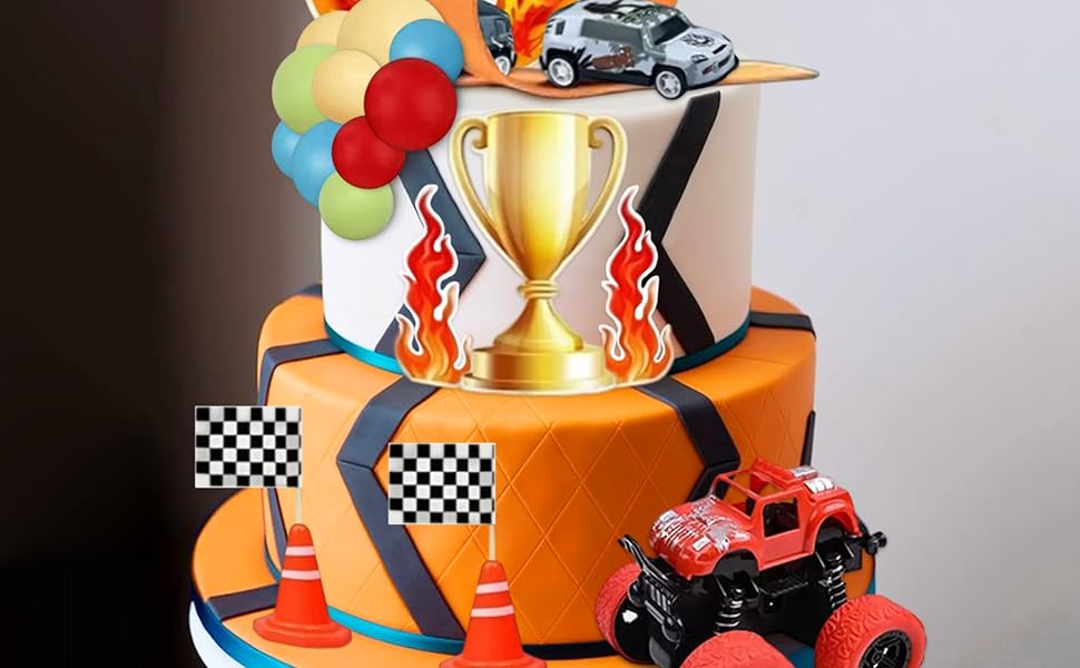 Monster Truck Cake Topper Monster Truck Cupcake Toppers