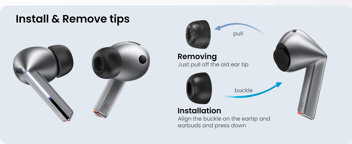 Galaxy Buds3 Pro Ear Tips