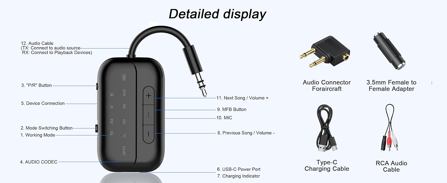 tv bluetooth transmitter for headphones