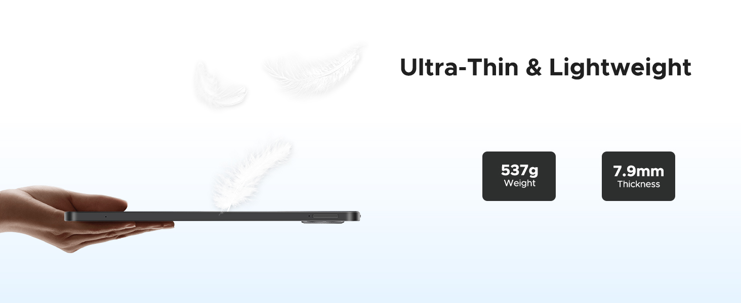 doogee android tablet u11 pro light weight