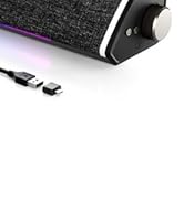 SOULION R60 PC Speakers Bluetooth 5.3 Soundbar for Desktop Computer, Laptop, Gaming, Monitor, wit...