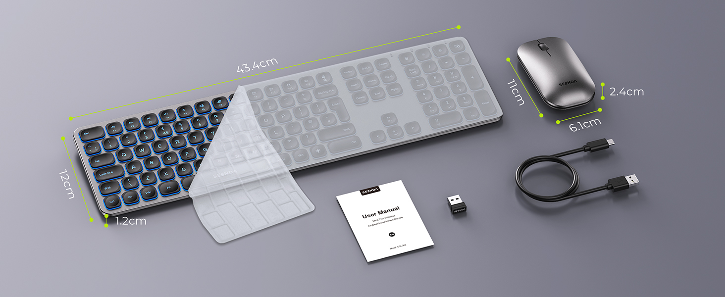 Ultra thin Keyboard mouse