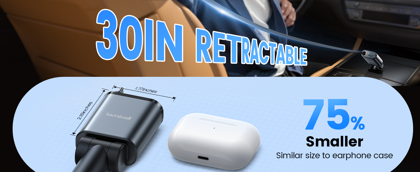 Retractable Car Charger