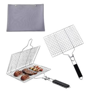 2pcs Portable BBQ Grill Basket