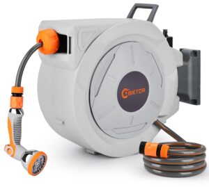 Retractable Garden Hose Reel 30m+2m