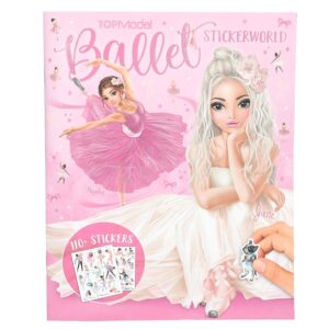 Depesche 13610 TOPModel Stickerworld Ballet Sticker Book with 20 Background Pages for Gluing