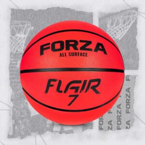 FORZA Flair Rubber Basketball | Durable Basketballs in Sizes 3