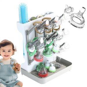Baby Bottle Drying Rack | Vertical Bottle Drying Rack | Feeding Cup Holder | Multifunctional Bottle Storage | Space-Saving Nipple Dryer Holder For Teething Toys