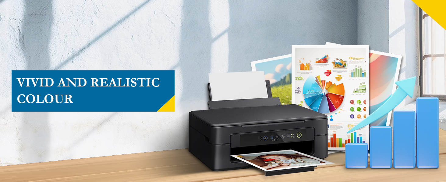 27XL Ink Cartridges Multipack Replacement for Epson 27 27XL for Workforce WF-3620 WF-7110