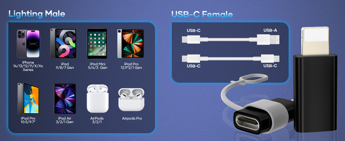 USB C to Lightning Adapter
