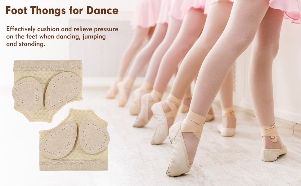 1 Pair Pack Foot Thongs for Dance