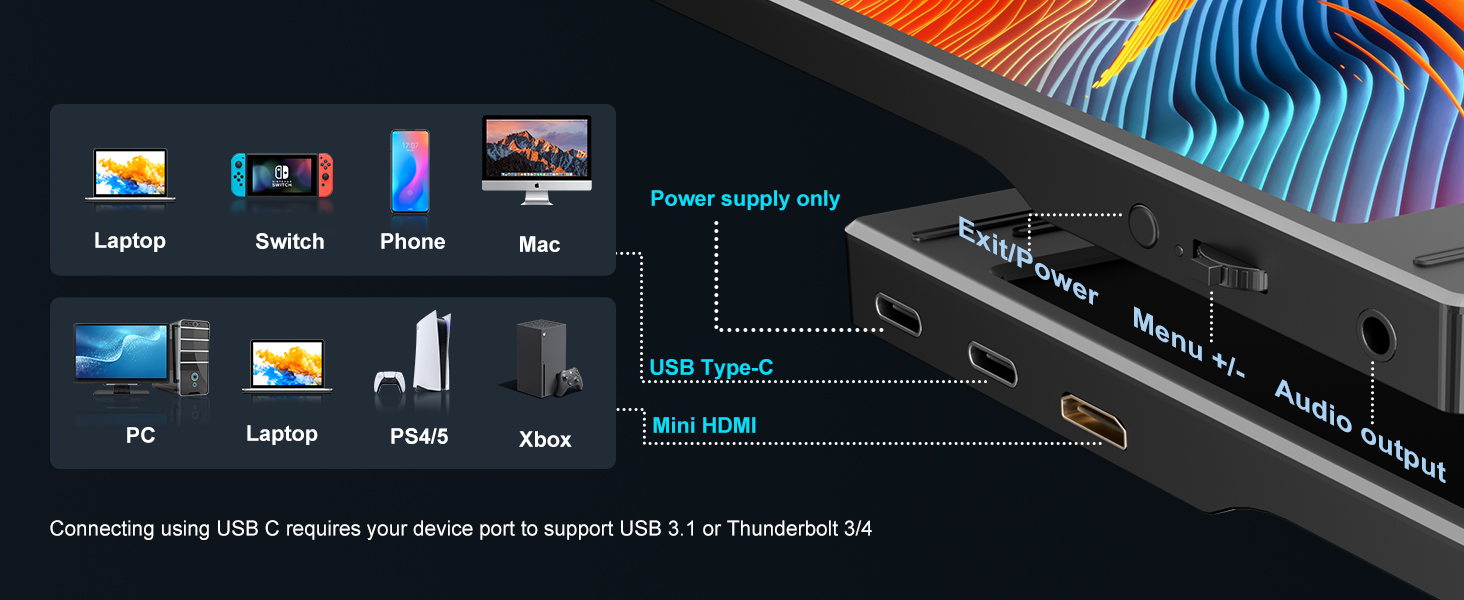 portable monitor for laptop