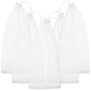 Toddmomy 5pcs Hanging Bird Feeder Bags with Drawstring Closure Durable Bird Seed Net Bags for Outdoor Bird Feeding Ideal for Garden or Backyard Birdwatching