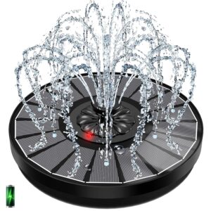 Solar Fountain with LED Indicator