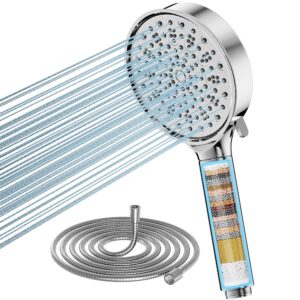 Cobbe Hard Water Filter Shower Head and Hose with 20 Stage Filter