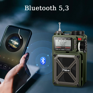 dab radio portable radio wind up radio dab radio with bluetooth hand crank radio DAB Radio