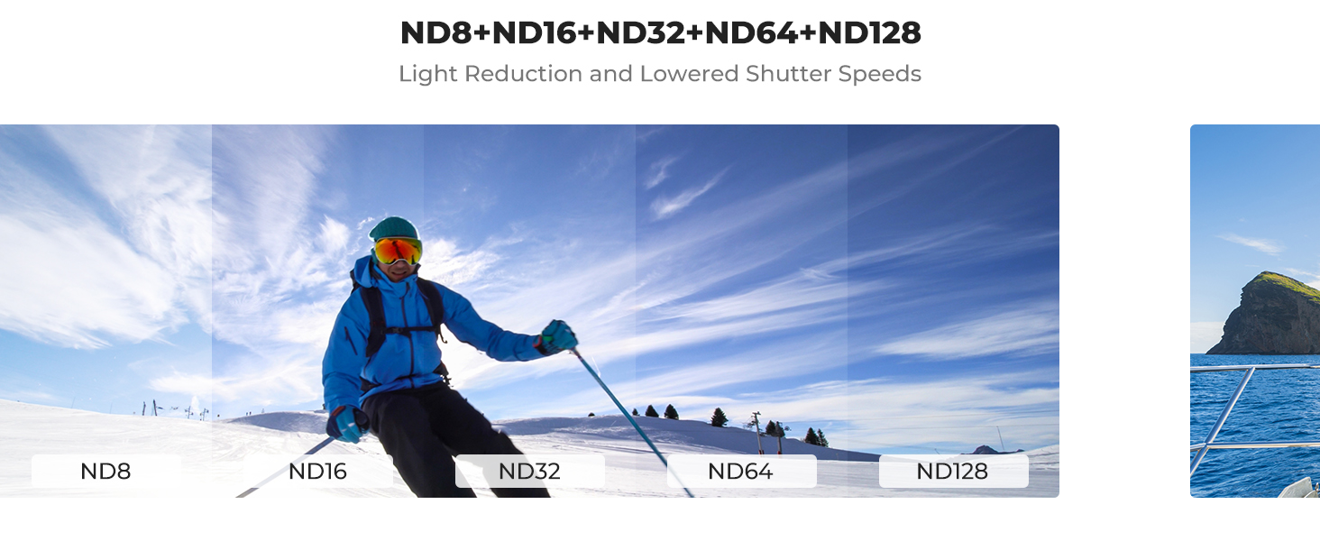 6 pack PL, ND8, ND16, ND32, ND64, ND128 filters for Insta360 Ace pro 2