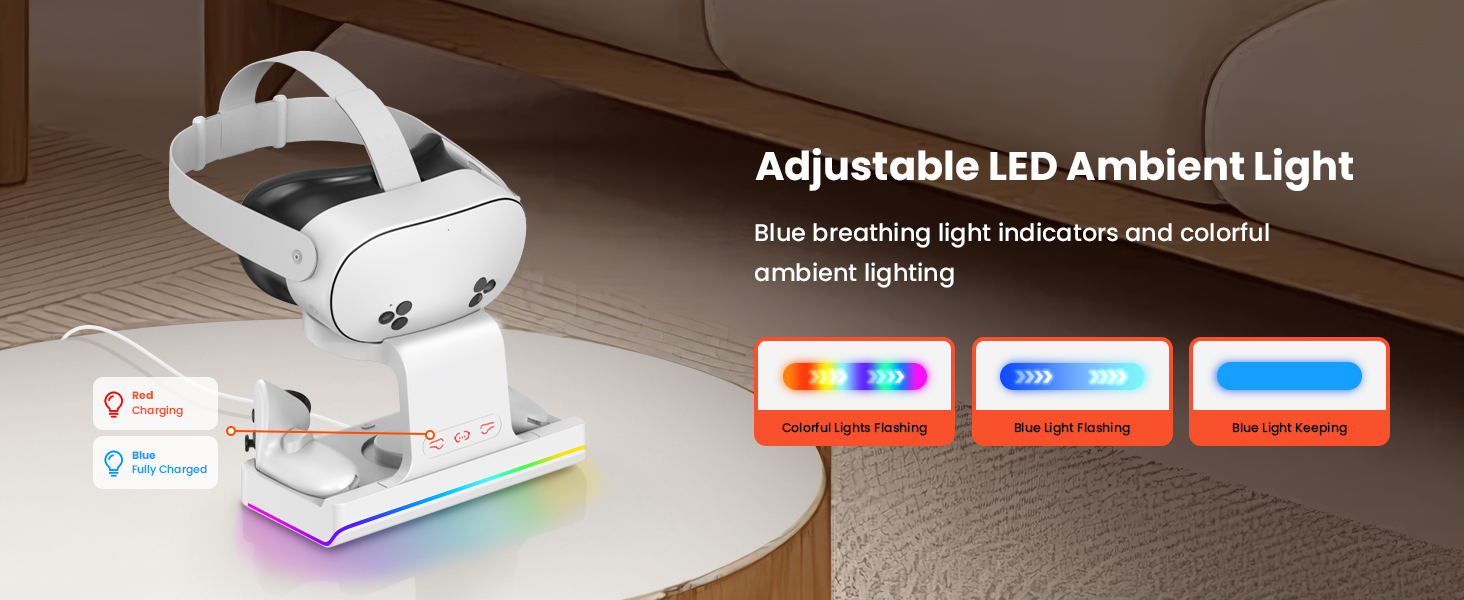  meta quest 3s docking station accessories vr headset oculus quest 3s