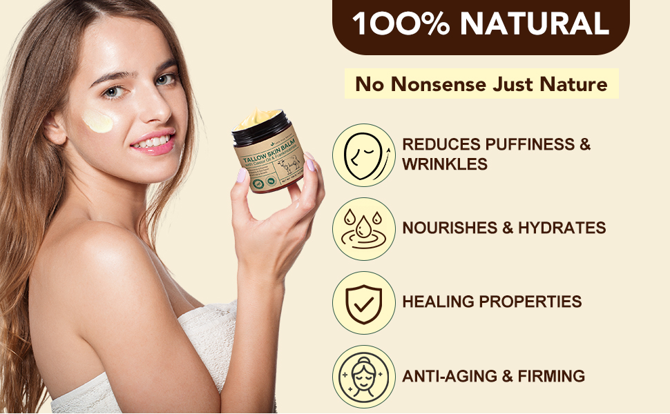 Tallow Castor Oil Frankincense Oil Handmade Skin Balm