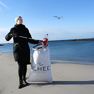 BCHEE kit used to pick up litter on beach