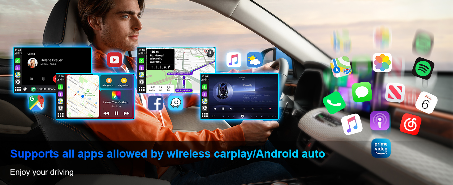 2 in 1 Mini Car Play Adapter