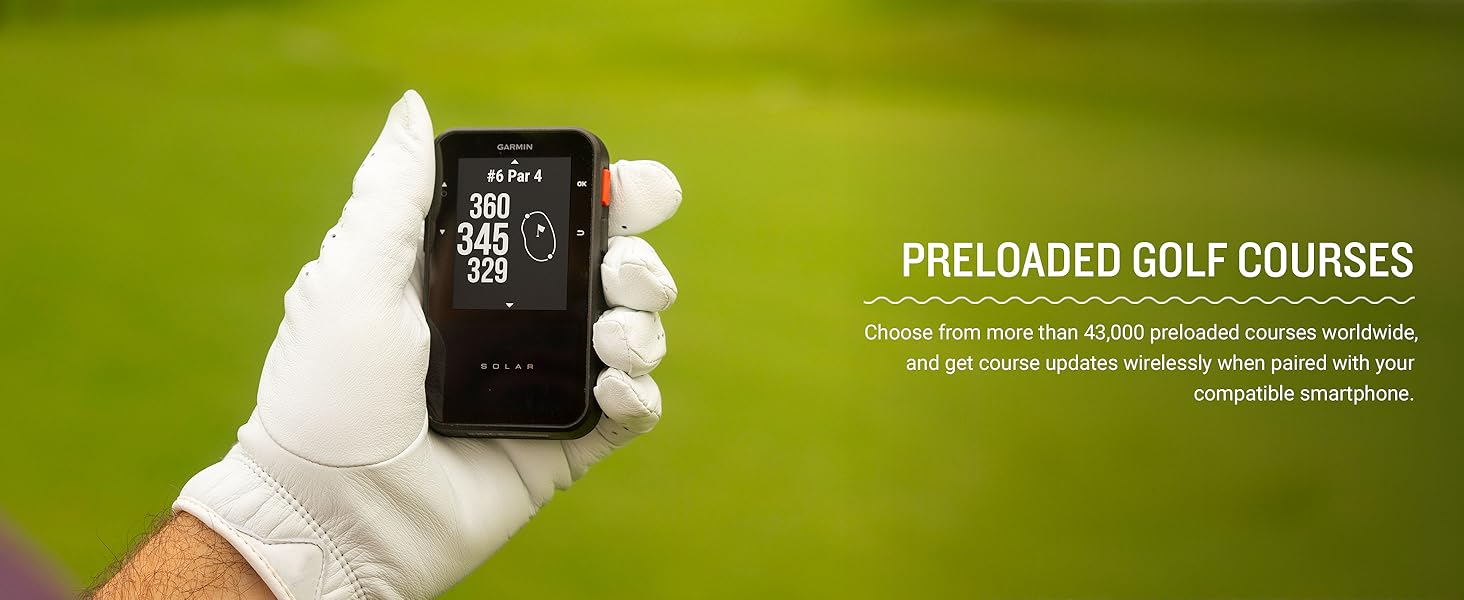 PRELOADED GOLF COURSES