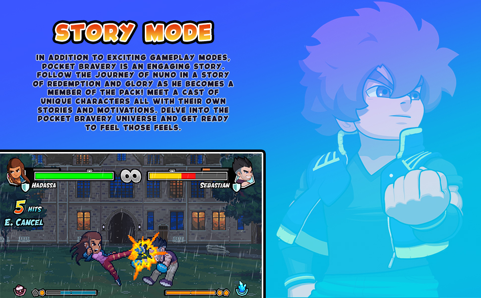 Pocket Bravery- Choose your Character 