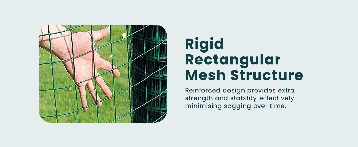 Rigid Rectangular Mesh Structure