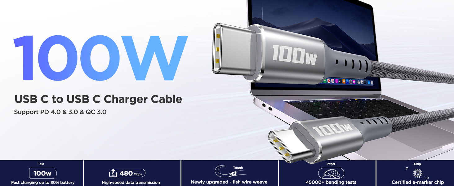 usb c charger cable usb c to usb c usbc to usbc cable usb c cable type c charger cable fast charging