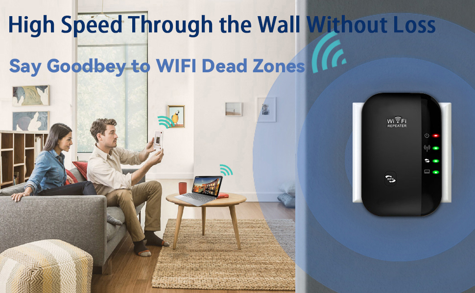WiFi Extender Signal Booster for Home, WiFi Range Extender, Internet Booster