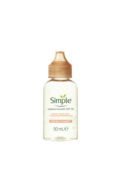 Simple Protect ‘N’ Glow Radiance Booster SPF 30 50 ml with vitamin E and algae oil