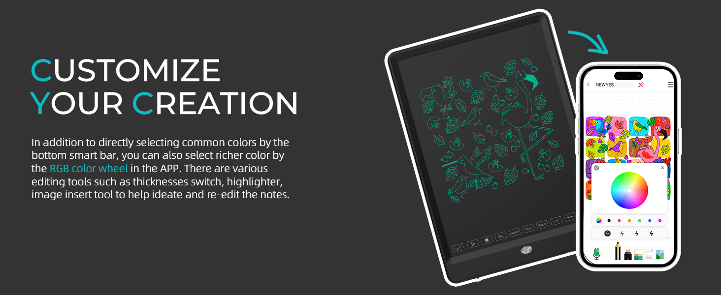 CUSTOMIZE YOUR CREATION