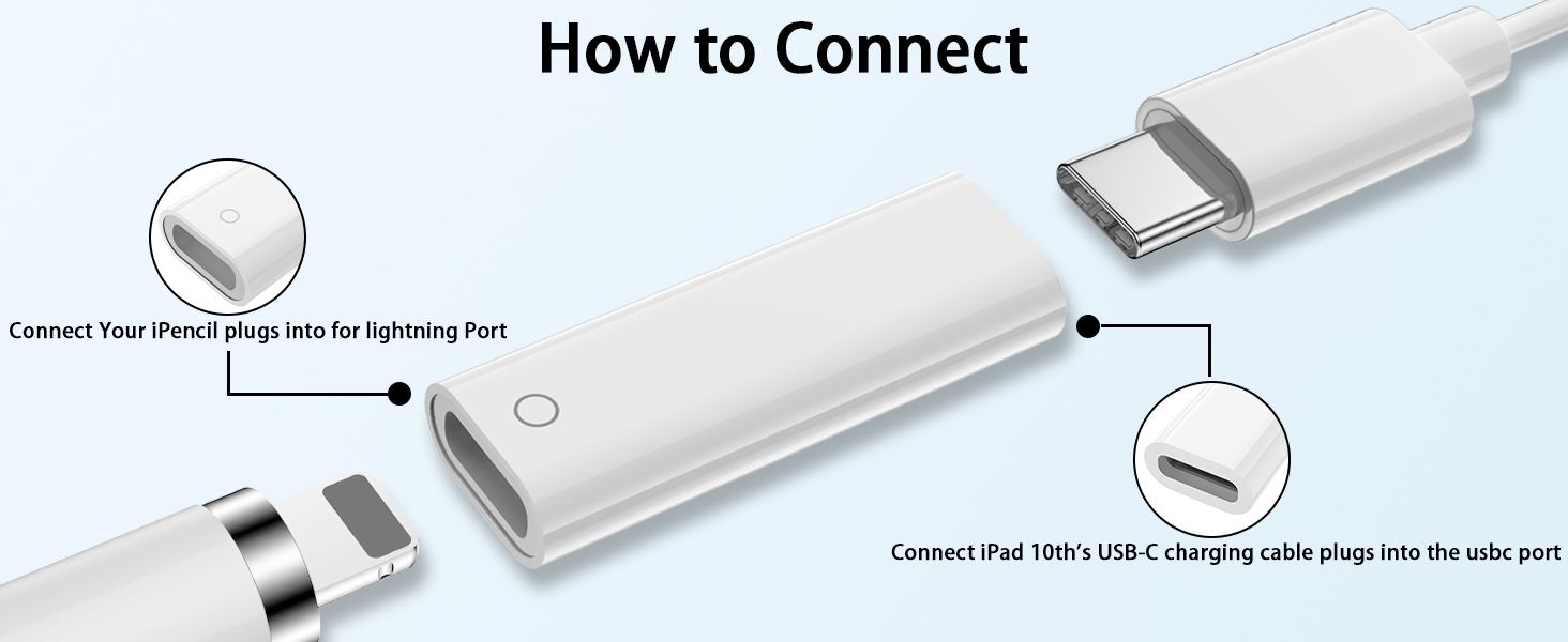 usb c to apple pencil adapter for ipad 10th generation